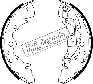 Fri.Tech. 1049.160 - Комплект гальм, барабанний механізм autozip.com.ua