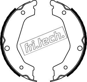 Fri.Tech. 1049.162 - Комплект гальм, ручник, парковка autozip.com.ua