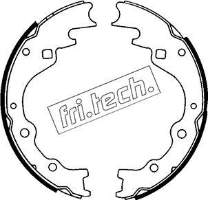 Fri.Tech. 1049.124 - Комплект гальм, барабанний механізм autozip.com.ua