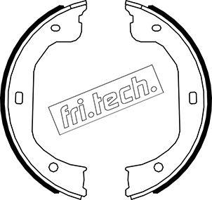 Fri.Tech. 1049.174 - Комплект гальм, ручник, парковка autozip.com.ua