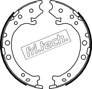 Fri.Tech. 1044.026 - Комплект гальм, ручник, парковка autozip.com.ua