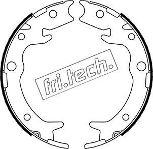 Fri.Tech. 1044.023 - Комплект гальм, ручник, парковка autozip.com.ua