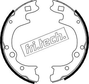 Fri.Tech. 1046.209 - Комплект гальм, барабанний механізм autozip.com.ua
