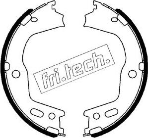 Fri.Tech. 1046.226 - Комплект гальм, ручник, парковка autozip.com.ua