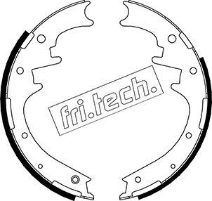 Fri.Tech. 1040.154 - Комплект гальм, барабанний механізм autozip.com.ua