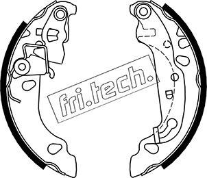 Fri.Tech. 1040.150 - Комплект гальм, барабанний механізм autozip.com.ua