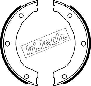 Fri.Tech. 1040.158 - Комплект гальм, ручник, парковка autozip.com.ua