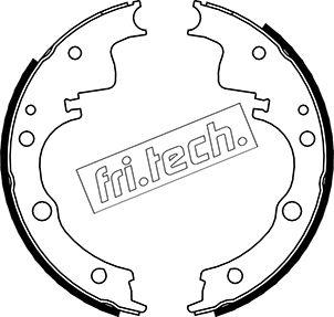 Fri.Tech. 1040.152 - Комплект гальм, барабанний механізм autozip.com.ua