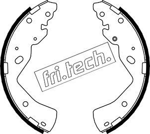Fri.Tech. 1040.157 - Комплект гальм, барабанний механізм autozip.com.ua