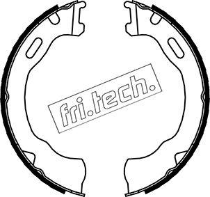 Fri.Tech. 1040.160 - Комплект гальм, ручник, парковка autozip.com.ua