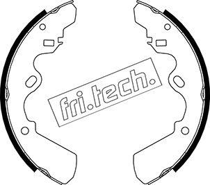 Fri.Tech. 1047.353 - Комплект гальм, барабанний механізм autozip.com.ua