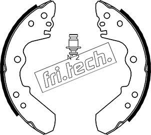 Fri.Tech. 1047.371 - Комплект гальм, барабанний механізм autozip.com.ua