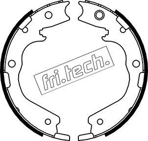 Fri.Tech. 1047.378 - Комплект гальм, ручник, парковка autozip.com.ua