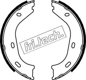Fri.Tech. 1052.116 - Комплект гальм, ручник, парковка autozip.com.ua