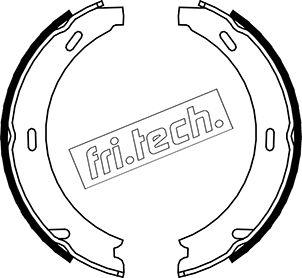 Fri.Tech. 1052.117 - Комплект гальм, ручник, парковка autozip.com.ua