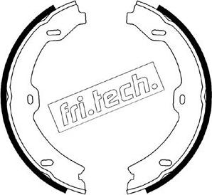 Fri.Tech. 1052.134 - Комплект гальм, ручник, парковка autozip.com.ua