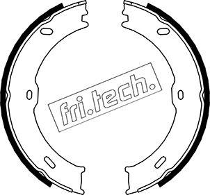 Fri.Tech. 1052.133 - Комплект гальм, ручник, парковка autozip.com.ua