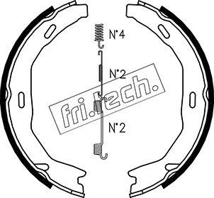 Fri.Tech. 1052.132K - Комплект гальм, ручник, парковка autozip.com.ua