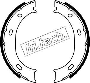 Fri.Tech. 1052.126 - Комплект гальм, ручник, парковка autozip.com.ua