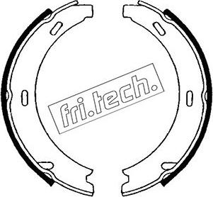 Fri.Tech. 1052.121 - Комплект гальм, ручник, парковка autozip.com.ua