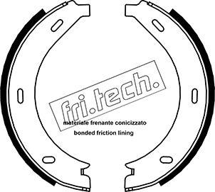 Fri.Tech. 1052.123 - Комплект гальм, ручник, парковка autozip.com.ua