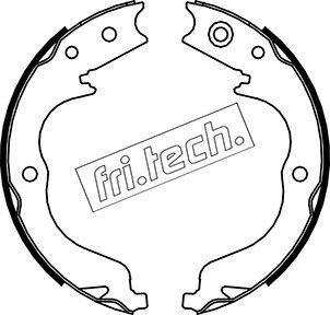 Fri.Tech. 1064.180 - Комплект гальм, ручник, парковка autozip.com.ua