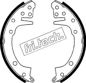 Fri.Tech. 1064.135 - Комплект гальм, барабанний механізм autozip.com.ua