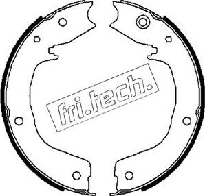 Fri.Tech. 1064.179 - Комплект гальм, ручник, парковка autozip.com.ua