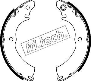 Fri.Tech. 1064.175 - Комплект гальм, барабанний механізм autozip.com.ua