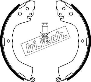 Fri.Tech. 1064.171 - Комплект гальм, барабанний механізм autozip.com.ua