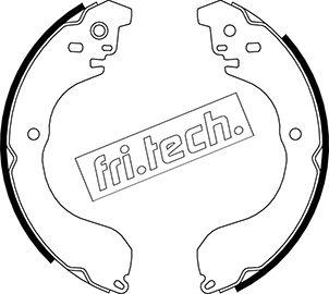 Fri.Tech. 1067.199 - Комплект гальм, барабанний механізм autozip.com.ua