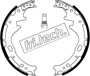 Fri.Tech. 1067.174 - Комплект гальм, барабанний механізм autozip.com.ua