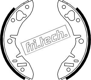 Fri.Tech. 1007.008 - Комплект гальм, барабанний механізм autozip.com.ua