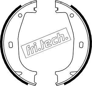Fri.Tech. 1019.026 - Комплект гальм, ручник, парковка autozip.com.ua