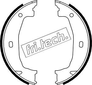 Fri.Tech. 1019.028 - Комплект гальм, ручник, парковка autozip.com.ua