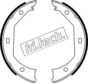 Fri.Tech. 1019.027 - Комплект гальм, ручник, парковка autozip.com.ua