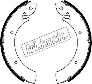 Fri.Tech. 1088.207 - Комплект гальм, барабанний механізм autozip.com.ua