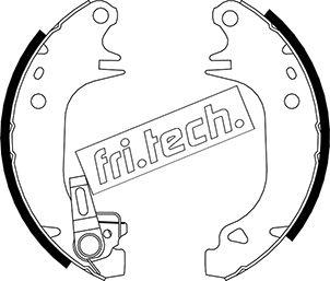 Fri.Tech. 1088.210Y - Комплект гальм, барабанний механізм autozip.com.ua