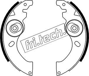 Fri.Tech. 1034.002 - Комплект гальм, барабанний механізм autozip.com.ua