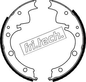 Fri.Tech. 1034.087 - Комплект гальм, барабанний механізм autozip.com.ua