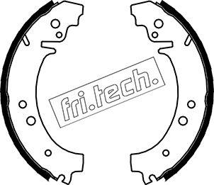 Fri.Tech. 1034.076 - Комплект гальм, барабанний механізм autozip.com.ua