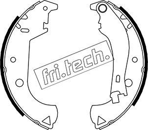 Fri.Tech. 1034.105Y - Комплект гальм, барабанний механізм autozip.com.ua