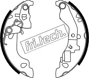 Fri.Tech. 1034.103Y - Комплект гальм, барабанний механізм autozip.com.ua