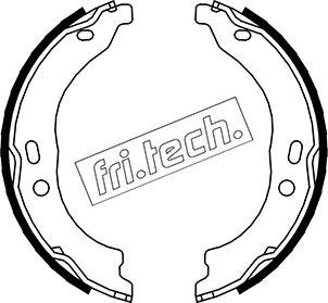 Fri.Tech. 1034.118 - Комплект гальм, ручник, парковка autozip.com.ua