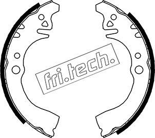 Fri.Tech. 1026.344 - Комплект гальм, барабанний механізм autozip.com.ua