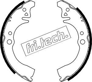 Fri.Tech. 1026.343 - Комплект гальм, барабанний механізм autozip.com.ua