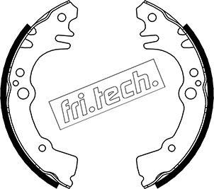 Fri.Tech. 1026.350 - Комплект гальм, барабанний механізм autozip.com.ua