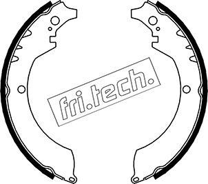 Fri.Tech. 1026.335 - Комплект гальм, барабанний механізм autozip.com.ua