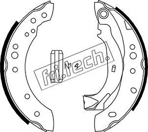 Fri.Tech. 1022.036 - Комплект гальм, барабанний механізм autozip.com.ua