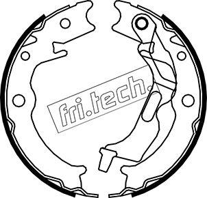 Fri.Tech. 1027.007 - Комплект гальм, ручник, парковка autozip.com.ua